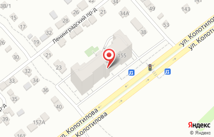 Парикмахерская Елизавета на улице Колотилова на карте