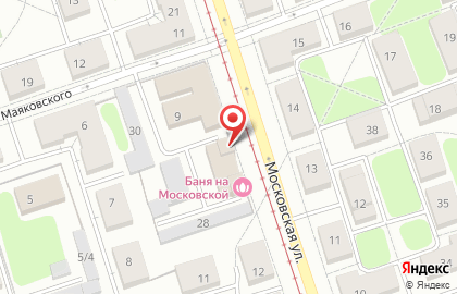 Сауна На Московской в Ангарске на карте