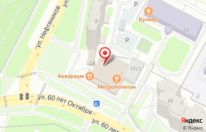 Метрополитан на карте