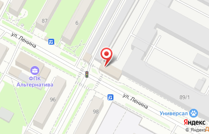 Парикмахерская Сафира на улице Ленина на карте