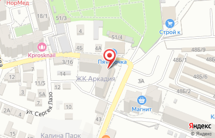 Фирменный салон дверей Geona в Кировском районе на карте