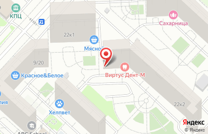 Магазин продуктов в Москве на карте