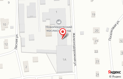 Маслосырзавод Новопокровский на карте