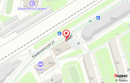 Объединенная диспетчерская служба на Барвихинской улице на карте