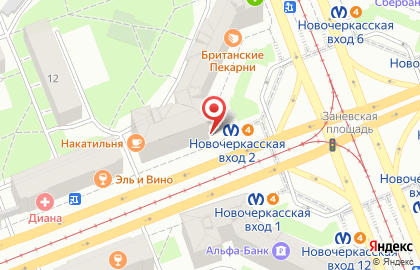 Магазин фермерских продуктов Удачный на Новочеркасском проспекте на карте