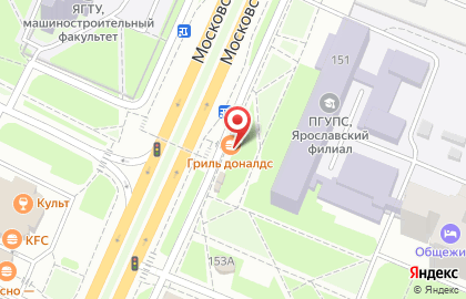 Ресторан уличной еды Гриль-Доналдс на Московском проспекте на карте
