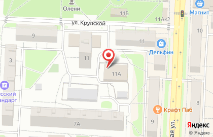 Главное управление Пенсионного фонда РФ №7 г. Москвы и Московской области на улице Крупской в Балашихе на карте