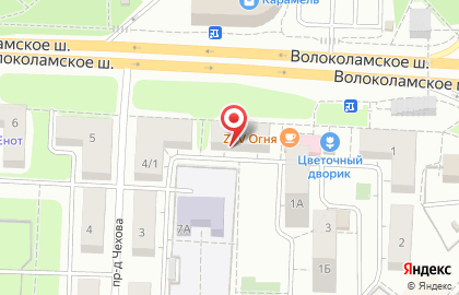 Областной рем сервис на Волоколамском шоссе на карте