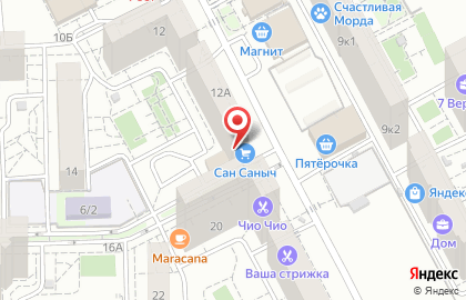Торгово-прокатная фирма Сан Саныч на ​проспекте Писателя Знаменского на карте