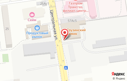 Грузинская пекарня Шотис-пури в Новомосковском районе на карте