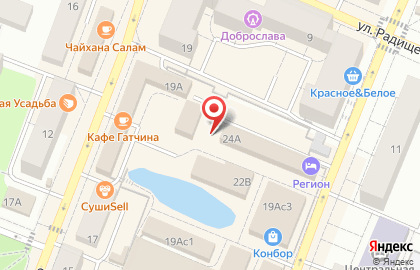 Магазин инструментов и автозапчастей на ул. Володарского (Гатчинский район), 24Б на карте