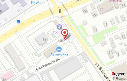 Автомагазин Форсаж на улице Волховстроя на карте