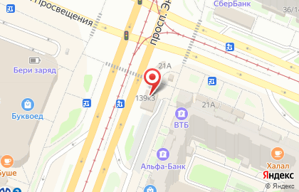 Авиакасса FlyService на карте