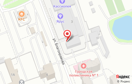 Центр активного отдыха Ярус во Владимире на карте