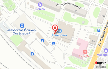 Продуктовый магазин в Йошкар-Оле на карте
