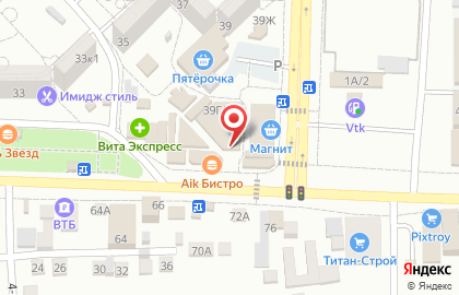 СберБанк в Астрахани на карте