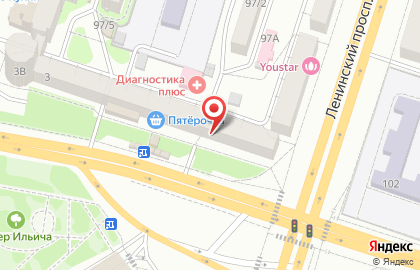 Магазин Каприз в Левобережном районе на карте