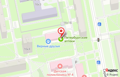 Петербургские аптеки в Санкт-Петербурге на карте