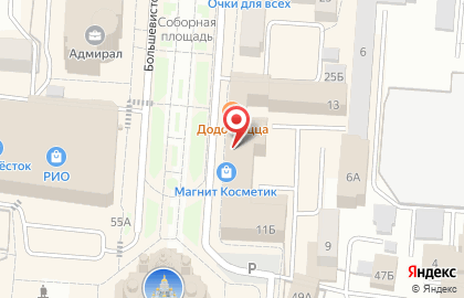 Ростелеком для дома на Большевистской улице на карте