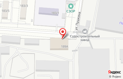 Столовая Судостроительный завод им. Октябрьской революции, АО на карте