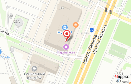 Микрофинансовая компания Срочноденьги на проспекте Ленина, 33 на карте