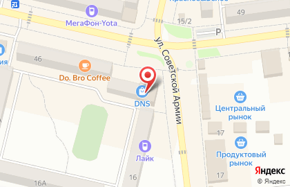 Магазин цифровой техники DNS в Южноуральске на карте