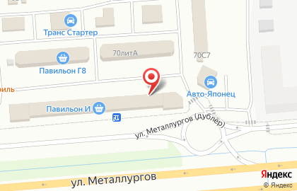 Магазин вентиляции Вента пром на улице Металлургов на карте