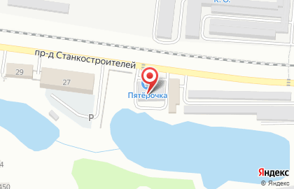 Супермаркет Пятёрочка в Москве на карте