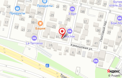Мини-отель Гранат на Камышовой улице на карте