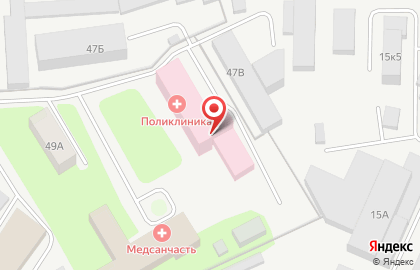 Госпиталь, Медсанчасть МВД России по Пермскому краю на карте