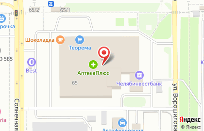 Образ в Курчатовском районе на карте