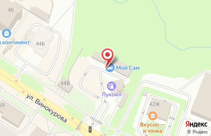 Магазин автотоваров У Лукойла на карте