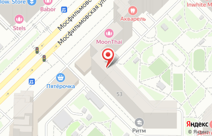 Автосервис Профессионал-Автосервис-Автосклад на Мосфильмовской улице на карте