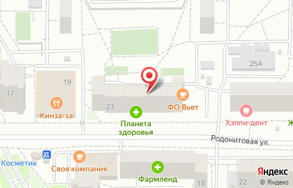 Аптека.ру на Родонитовой улице на карте