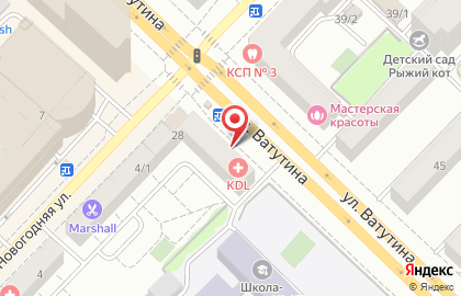 Клинико-диагностическая лаборатория KDL на площади Карла Маркса на карте