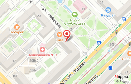 Банкомат МТС-банк на Комсомольской улице на карте