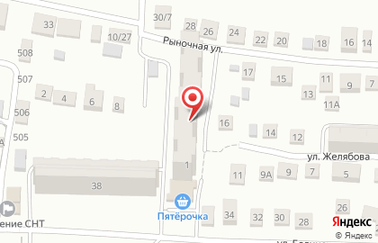 Пятерочка на улице Шадрина на карте