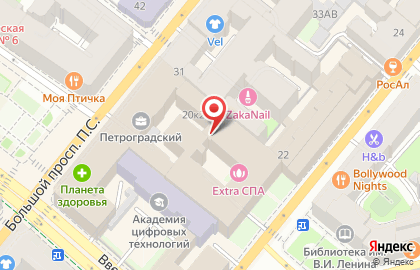 Академия молодых лидеров New Leaders на Большой Пушкарской улице на карте