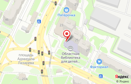 Магазин Гармония на проспекте Строителей на карте