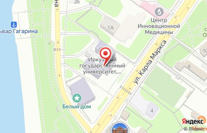 Центр оперативной полиграфии и дизайна, ИГУ на карте