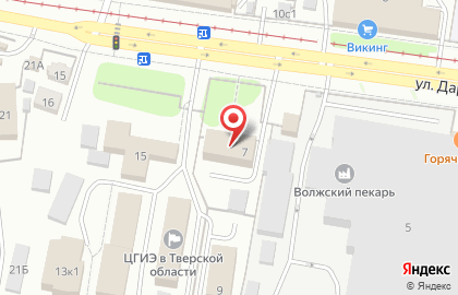 Управление Судебного департамента в Тверской области на карте