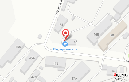 Автоснаб на Мельничной улице на карте