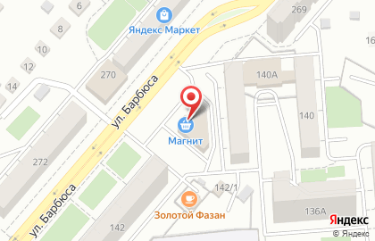 Супермаркет Магнит в Челябинске на карте
