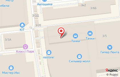 Спортивный магазин Reebok в Свердловском районе на карте