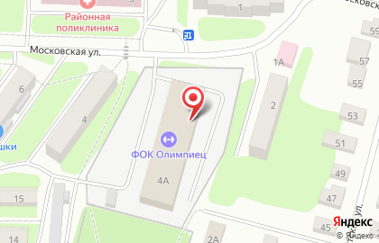 Физкультурно-оздоровительный комплекс Олимпиец на карте