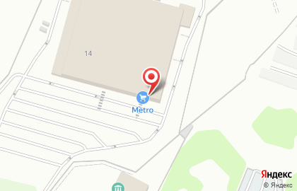 Гипермаркет Metro Cash & Carry в Кировском районе на карте