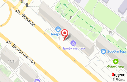 TRW на улице Фрунзе на карте