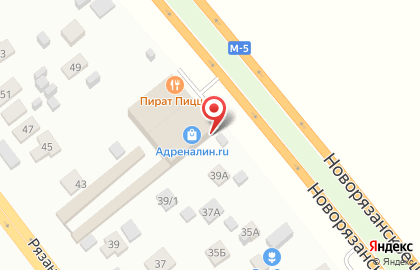 Кафе Пират Пицца в деревне Ивановка на карте