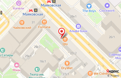 Юридическое бюро «Де-юрекс» на Тверской улице на карте
