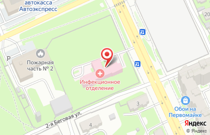 Больница Детская областная клиническая больница в Твери на карте